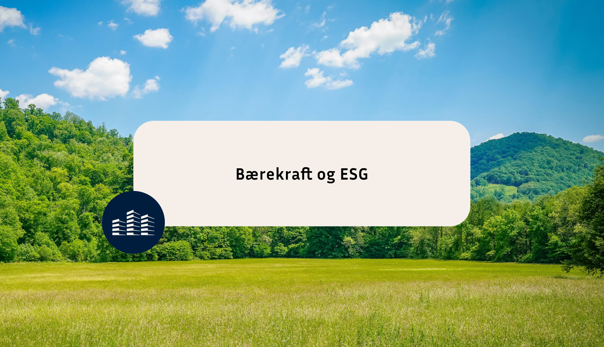 Bærekraft og ESG
